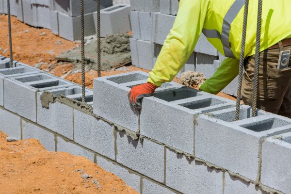 Concrete Blocks Installation in Glenview