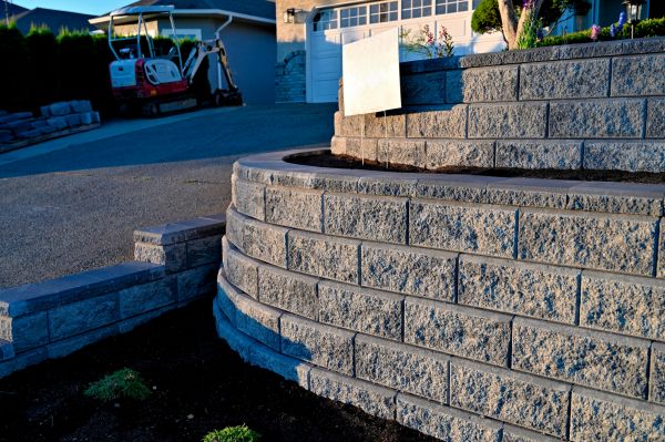 Stone Retaining Wall Repair in Glenview