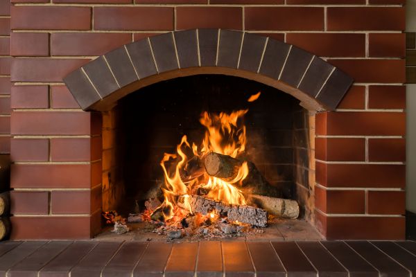 Brick Fireplace Installation in Glenview